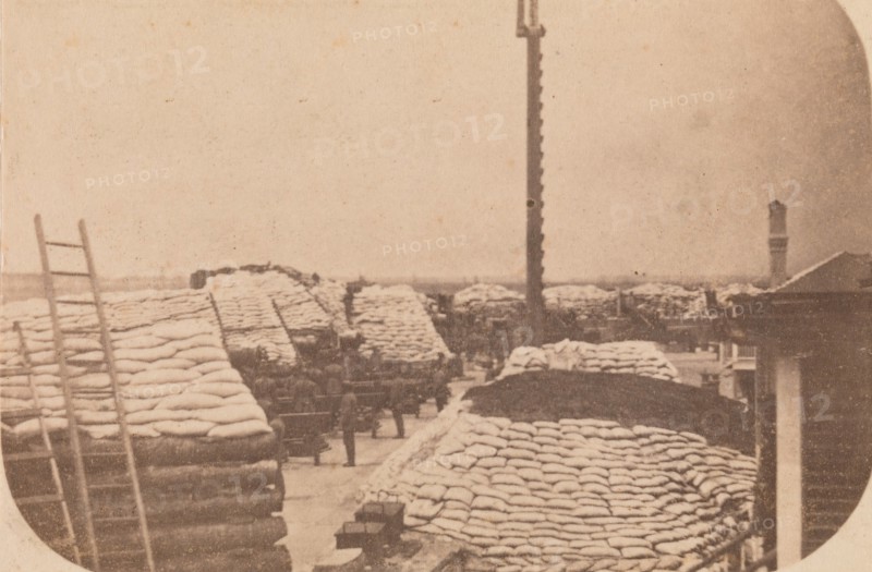 The Evacuation of Fort Sumter, April 1861, April 1861. Attributed to Alma A. Pelot and Jesse H. Bolles.