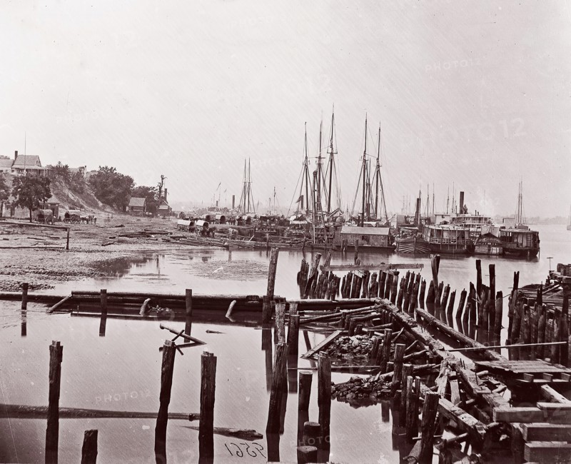 City Point, Virginia, 1861-65. Formerly attributed to Mathew B. Brady,
