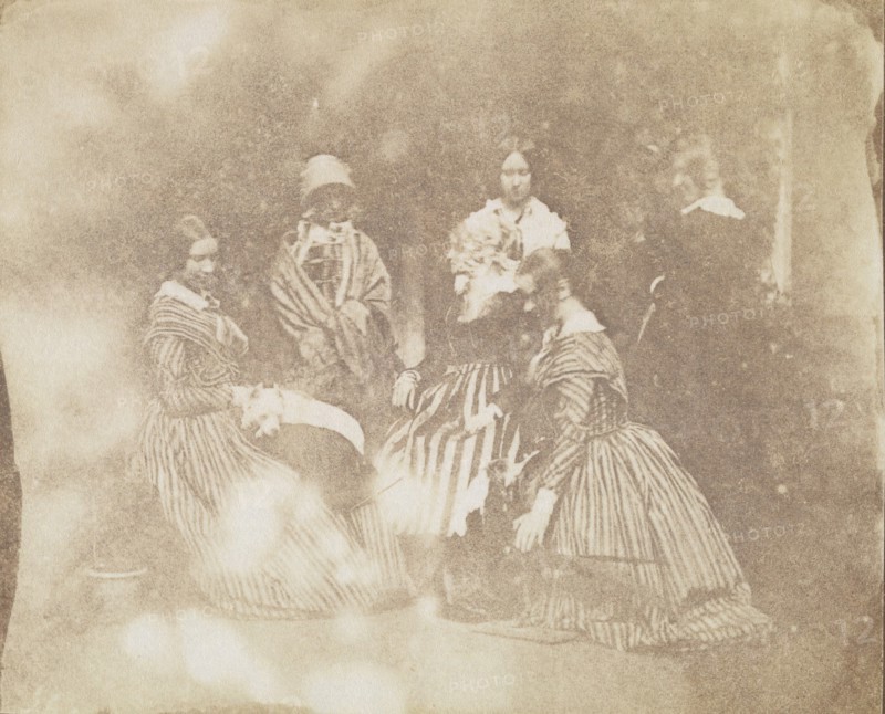 34. Artistical Groups in Various Poses, ca. 1845.