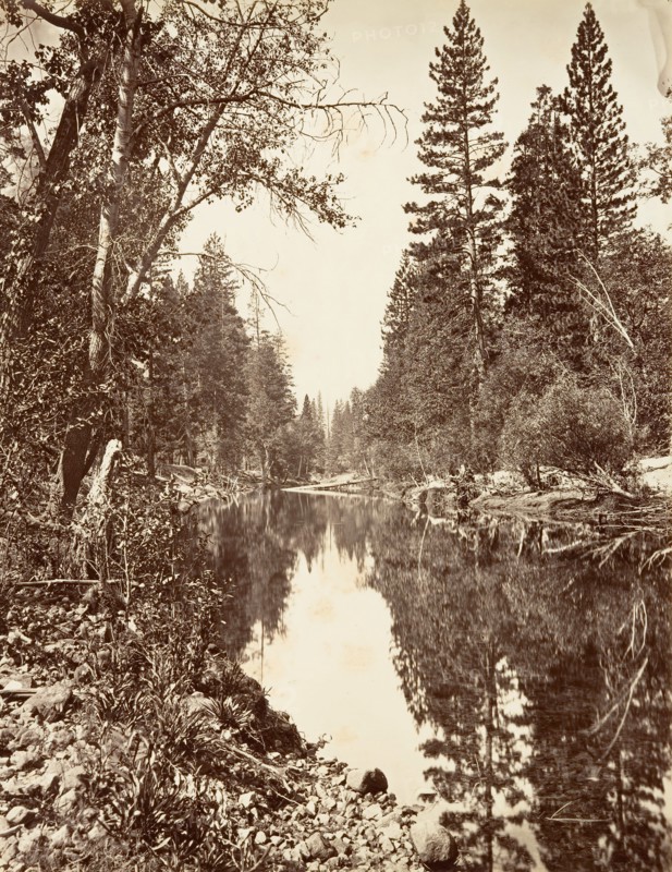 Merced River, Yosemite, ca. 1872, printed ca. 1876.
