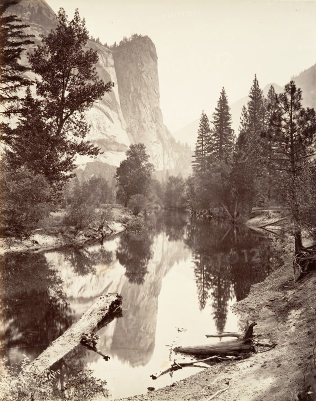 Washington Tower, Yosemite, ca. 1872, printed ca. 1876.