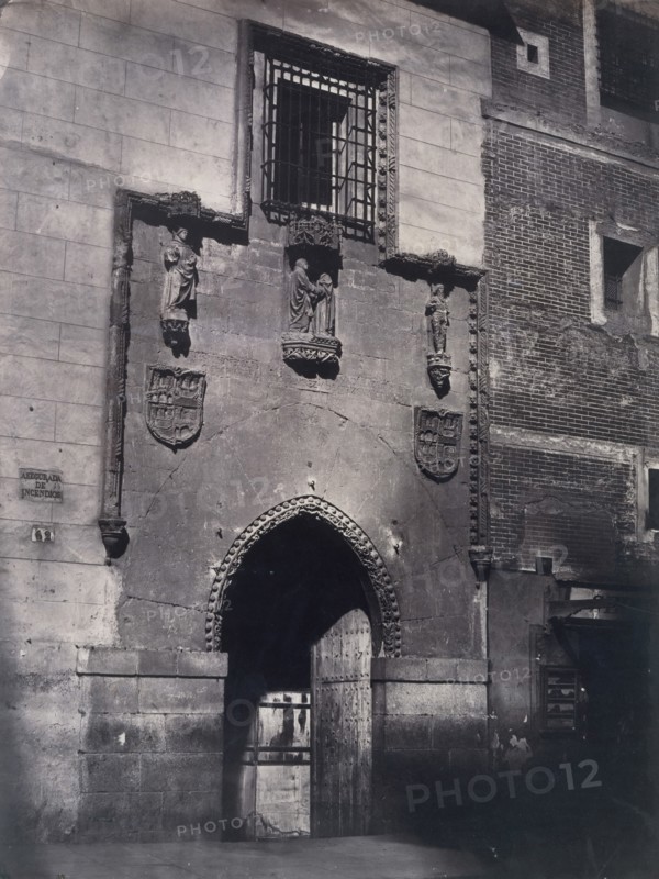 [Madrid. Facade of the Hospital of "La Latina"], ca. 1857.