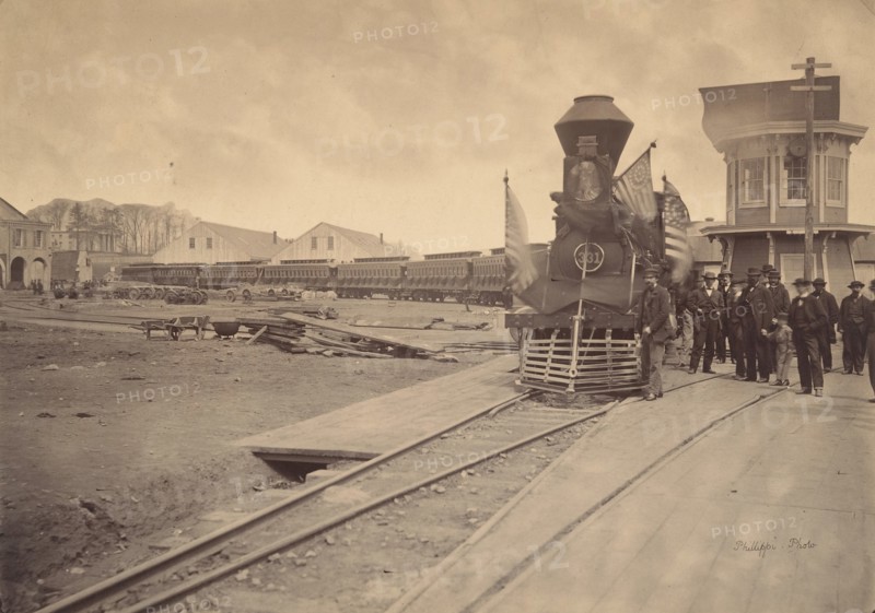 The Lincoln Funeral Train, Philadelphia, April 22-24, 1865.