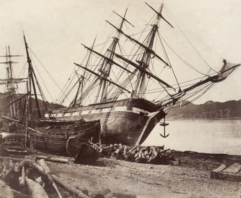 American Barque "Jane Tudor," Conway Bay, ca. 1855.