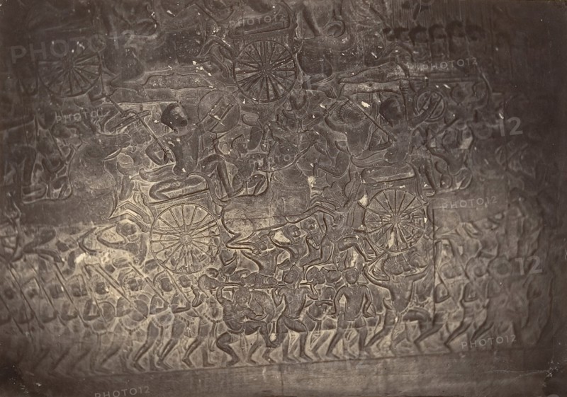 Bas-relief de la Grande Galerie de la Pagode, 1866.