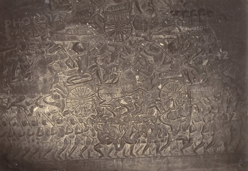 Bas-relief de la Grande Galerie de la Pagode, 1866.