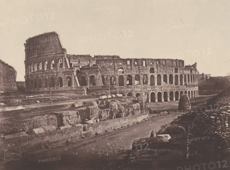 Colosseo (Anfiteatro di Flavio), 1848-52.