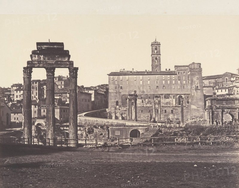 Campo Vaccino (Foro Romano), 1848-52.