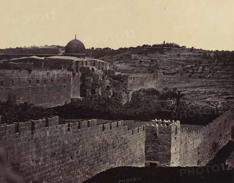 [Dome of the Rock, Jerusalem], 1856-57.