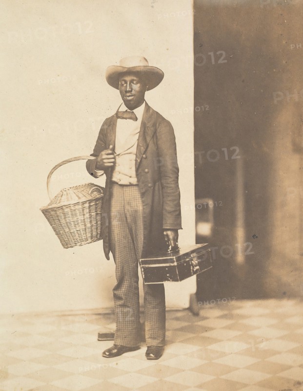 Sam (Campus Vendor, from a Yale Class Abum), ca. 1858.