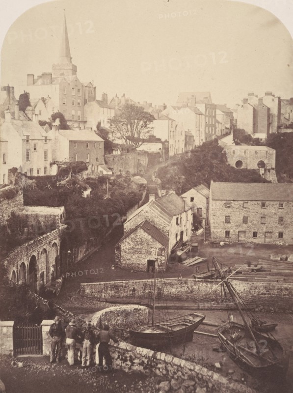 Part of Tenby Town and Harbour, 1853.