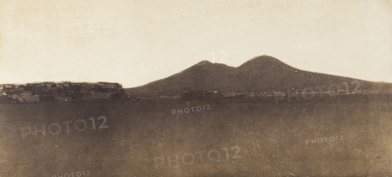 [Vesuvius from Mergellina], ca. 1855.
