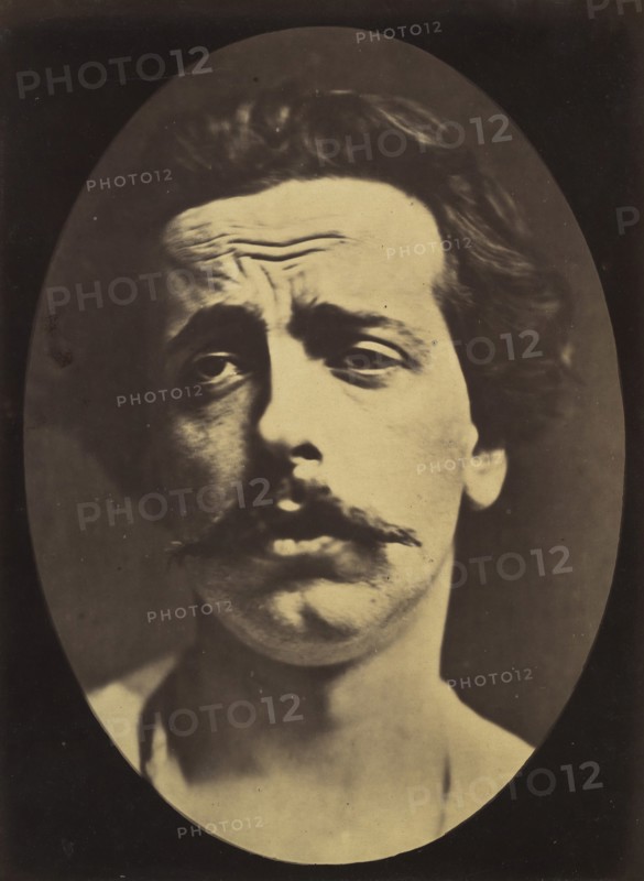 Figure 24: Extreme pain to the point of exhaustion, the head of Christ and memory of love or ecstatic gaze. , 1854-56, printed 1862.