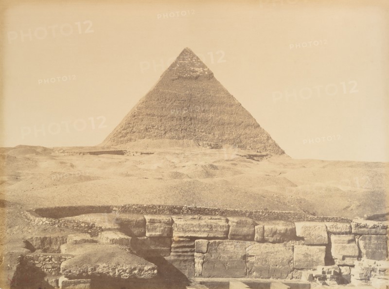 Pyramides de Gizèh, 1865-69.