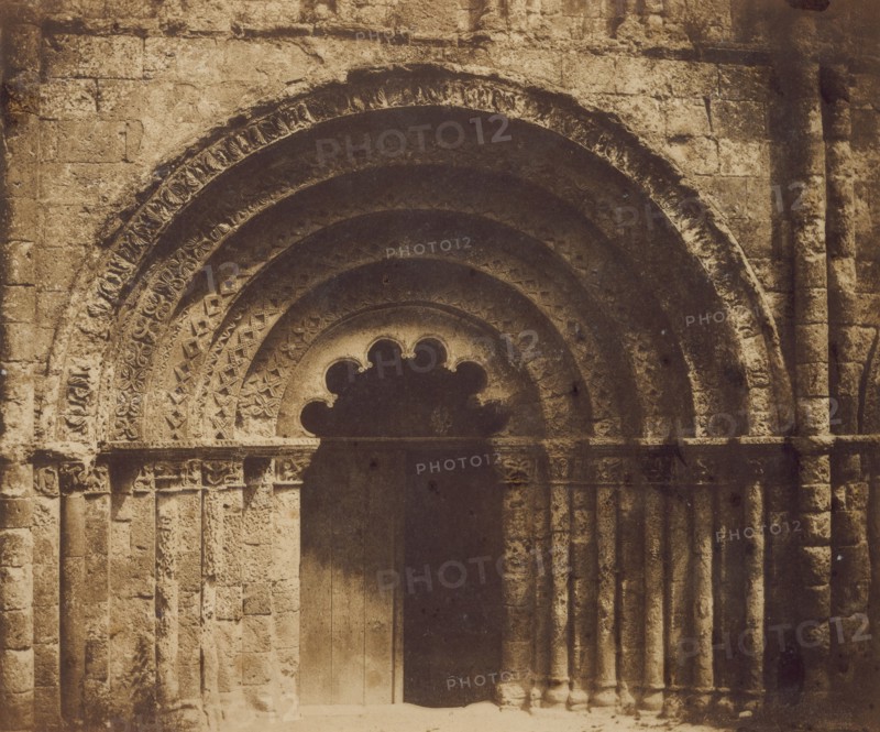 Portail milieu d'Aubeterre, 1851.