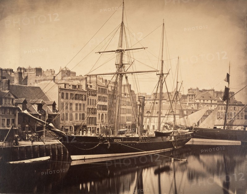 La Reine Hortense - Yacht de l'empereur, Havre, 1856.
