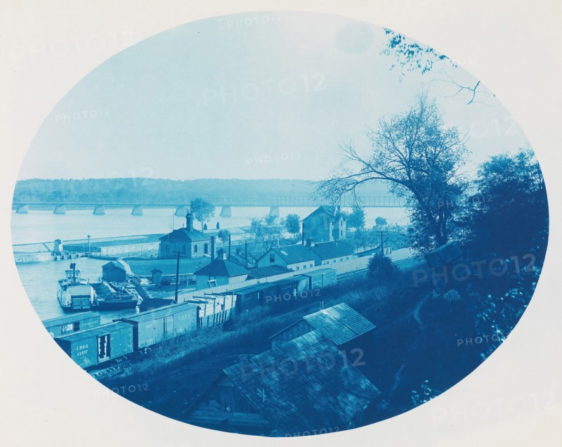 No. 155a. Lower Lock Des Moines Rapids Canal, 1891.