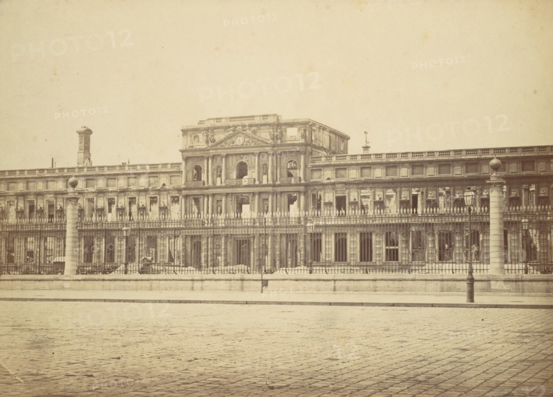 [The Tuileries after the Commune], 1871.