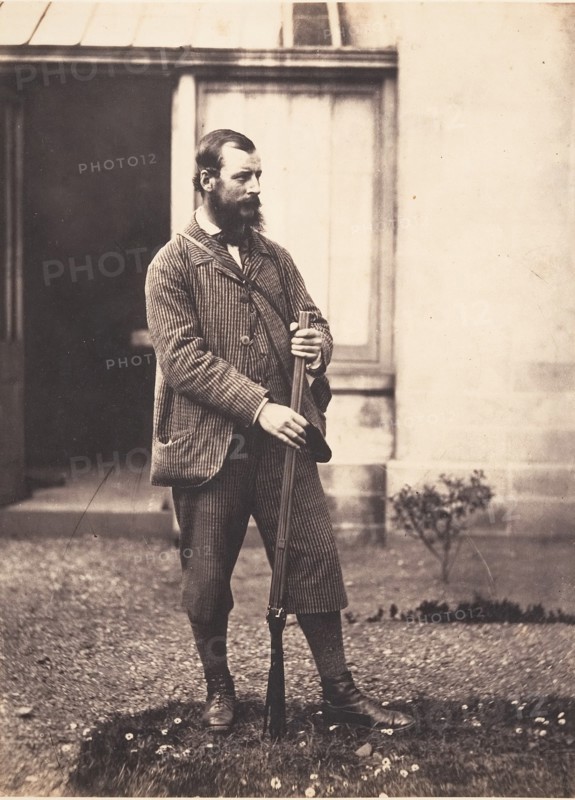 Portrait of Man in Hunting Garb, ca. 1856-59.