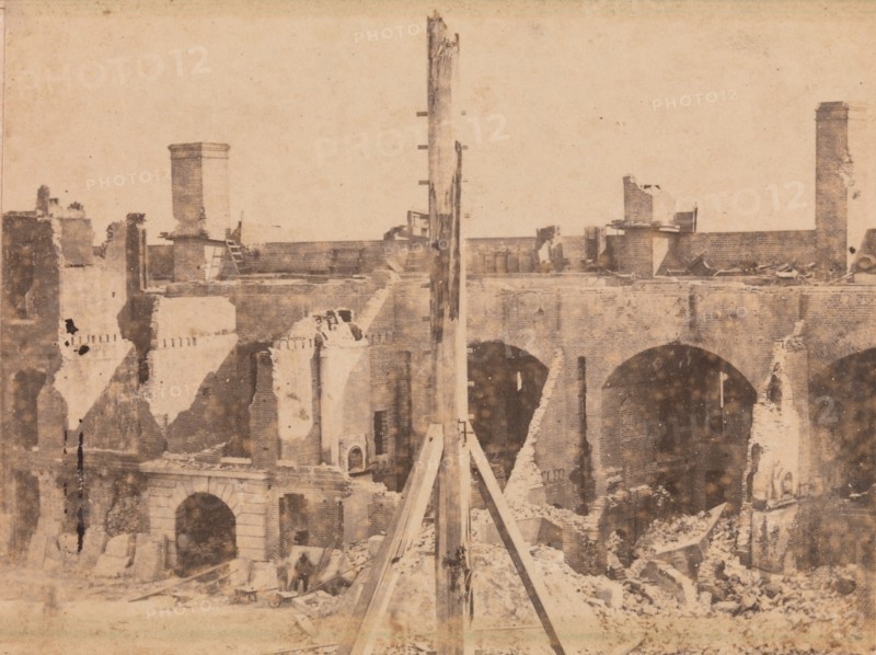 The Evacuation of Fort Sumter, April 1861, April 1861.