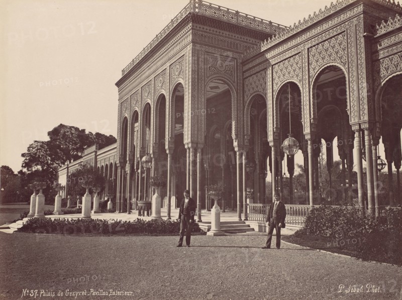 Palais de Gézyret, Pavillon Exterieur, 1870s.