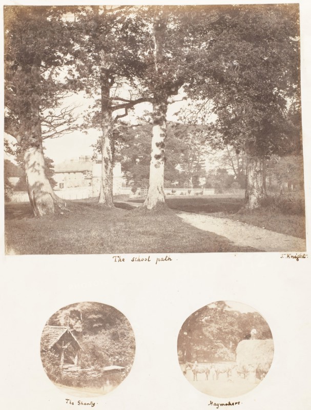 The School Path; The Shanty; Haymakers, 1853-56.