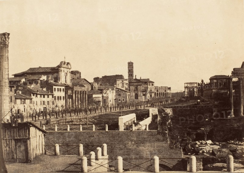 The Forum, Rome, 1853-56.