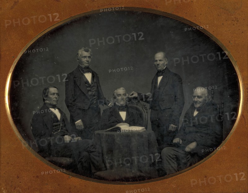 [Rev. Mr. Frederick T. Gray and Deacons of Old Bullfinch Street Church], ca. 1845.