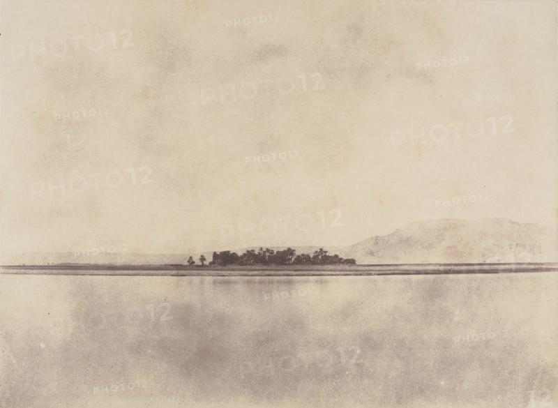 The Nile in front of the Theban Hills, 1853-54.