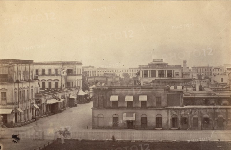 [Kitchen and Stables of Government House, Calcutta], 1858-61.