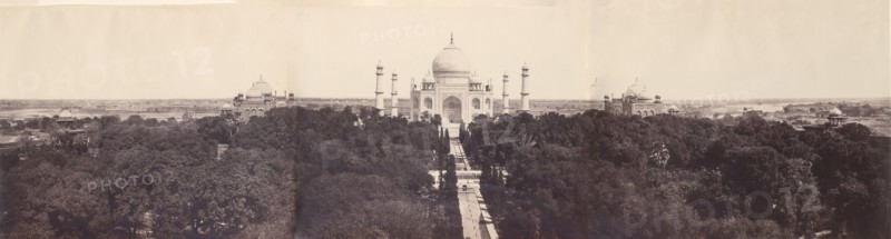 [The Taj Mahal from the Gateway], January-March 1864.