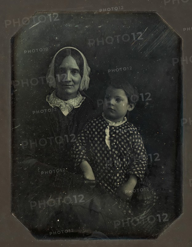 Elizabeth Page Bakewell and her Grandson, Frank B. James, ca. 1846.