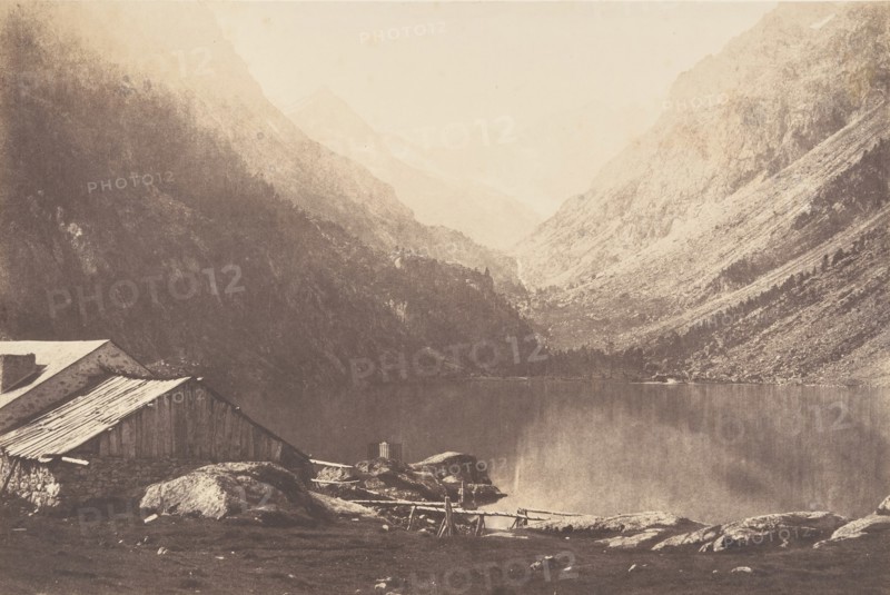 Lac de Gaube, Cauterets, 1853.