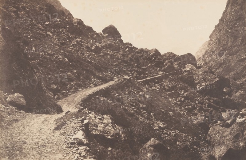 Sentier du chaos, St-Sauveur, 1853.