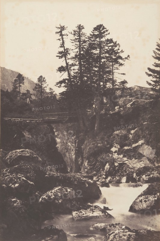 Cauterets, Pont d'Espagne, 1853.