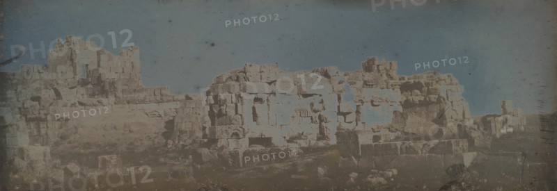 Hexagonal Court, Temple of Jupiter, Baalbek, 1843.