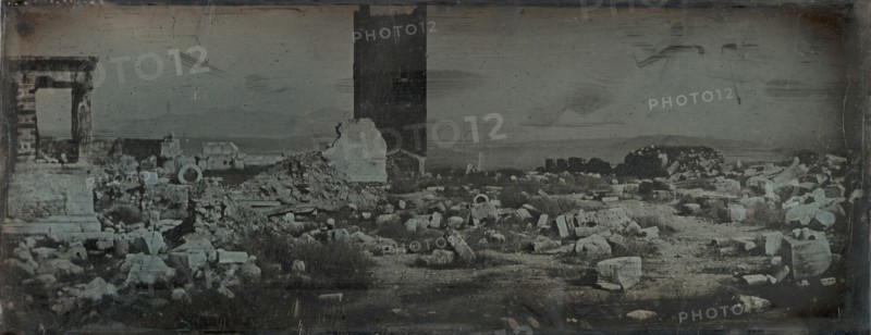 Ruins and Foreground, Acropolis, Athens, 1842.