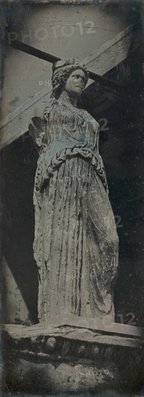 Caryatid, Erechtheion, Athens, 1842.