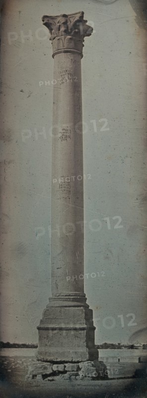 Pompey's Column, Alexandria, 1842.