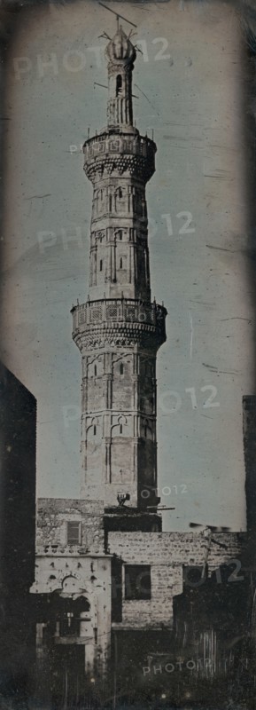 Grand Minaret, Alexandria, 1842.
