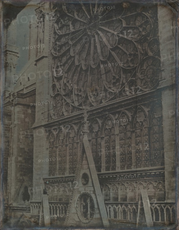 Rose Window, Notre-Dame Cathedral, Paris, 1841.