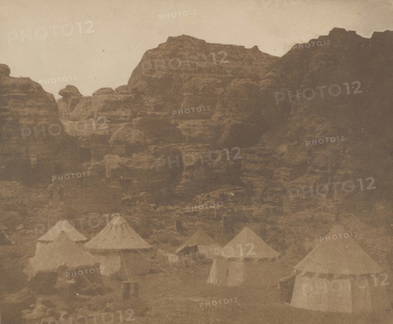 Expedition Camp, Petra, 1852.
