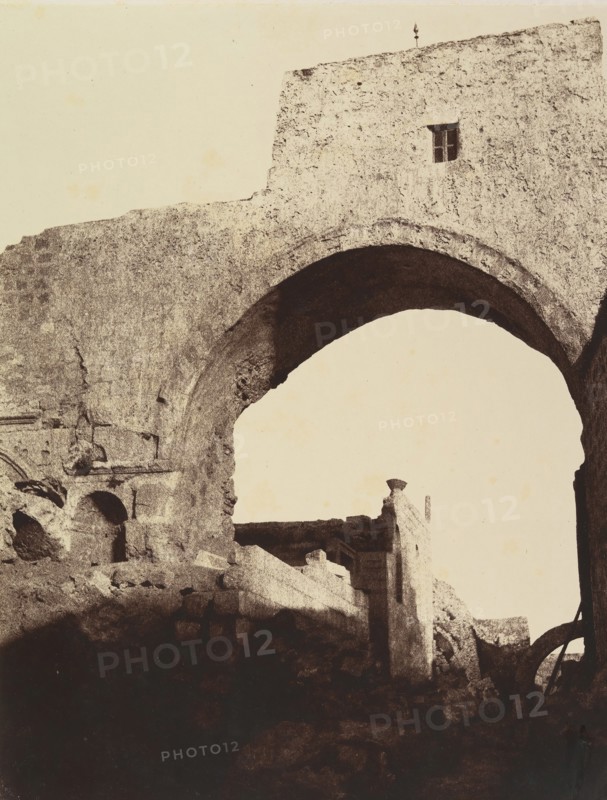 Arcade de l'Ecce Homo. Ponce Pilate présente Jésus au Peuple, 1860 or later.