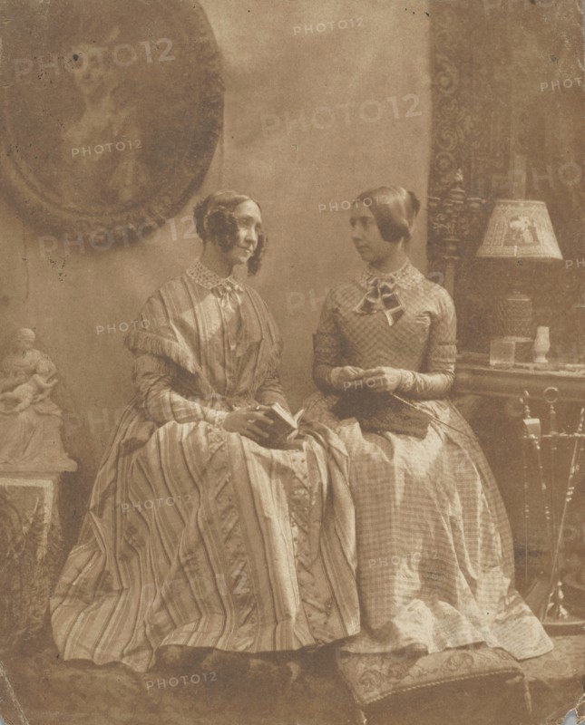 [The Artist's Wife and Daughter], 1846-49.