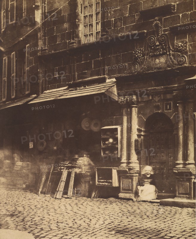 [Village Scene, Brittany], ca. 1854.