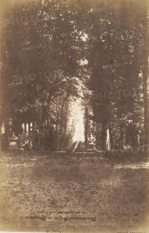 [Gardens of the Chàteau de Saint-Cloud], ca. 1853.