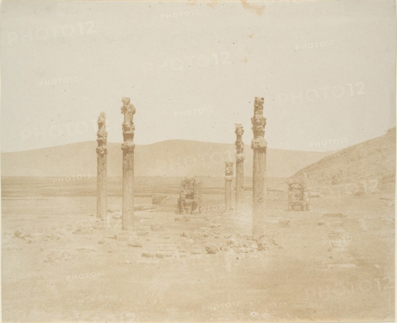 Ruine sulla prima terrazza, Persepolis, 1858.