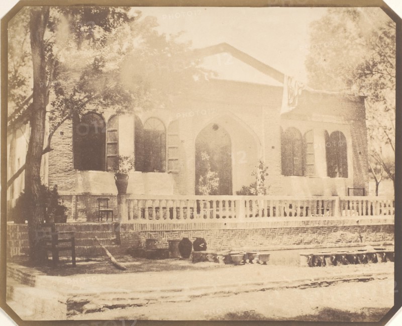 Zerghiandeh. Russian Minister's Country House, Teheran, 1858.
