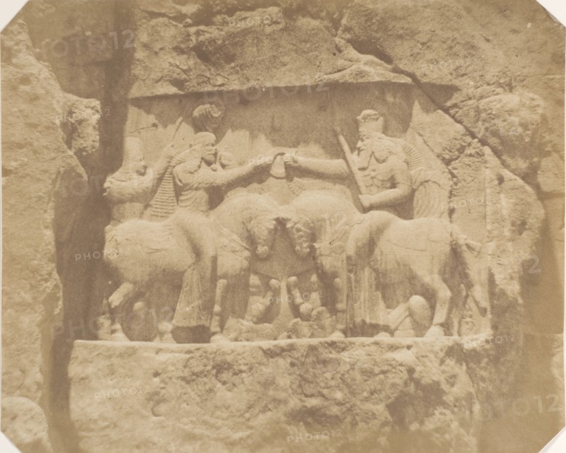 Bas Relief at Nakshi Rustam, 1858.