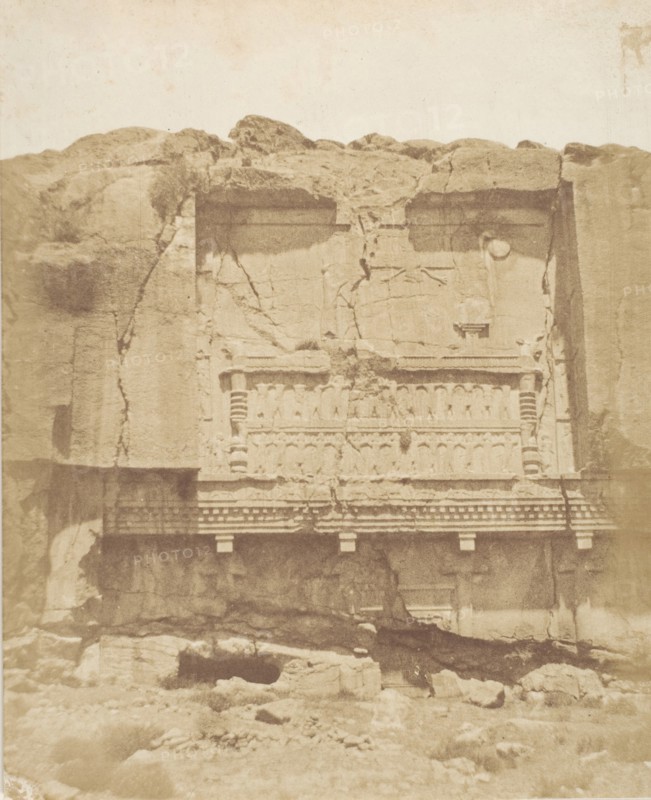 Tomba sulla rocca a Persepolis, 1858.